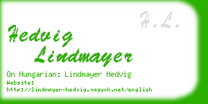 hedvig lindmayer business card